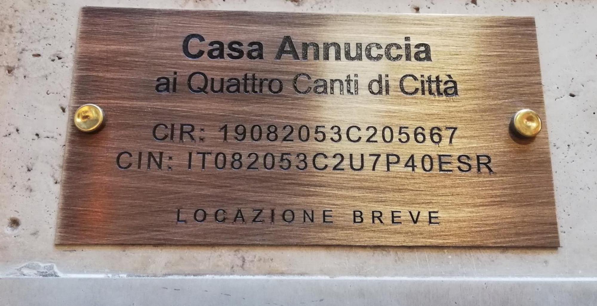 Casa Annuccia Ai Quattro Canti Di Citta Palermo Eksteriør billede